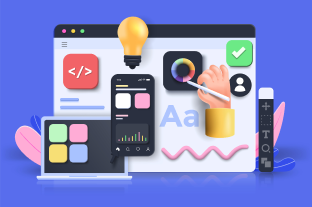 19603065 Modern 3D Illustration Of Ui Design Concept 1