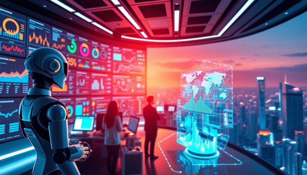 A Futuristic, Data-Driven Pr Command Center, Illuminated By A Wall Of Vivid, Real-Time Analytics Dashboards. In The Foreground, A Stylized Ai Assistant Guides A Team Of Pr Professionals, Seamlessly Coordinating Workflows And Insights. The Middle Ground Showcases Holographic Media Displays, Projecting Campaign Performance Metrics And Audience Engagement. The Background Features An Expansive City Skyline, Symbolizing The Global Reach And Efficiency Of This Cutting-Edge Pr Toolkit. The Mood Is One Of Precision, Dynamism, And Transformative Technological Empowerment. A Futuristic, Data-Driven Pr Command Center, Illuminated By A Wall Of Vivid, Real-Time Analytics Dashboards. In The Foreground, A Stylized Ai Assistant Guides A Team Of Pr Professionals, Seamlessly Coordinating Workflows And Insights. The Middle Ground Showcases Holographic Media Displays, Projecting Campaign Performance Metrics And Audience Engagement. The Background Features An Expansive City Skyline, Symbolizing The Global Reach And Efficiency Of This Cutting-Edge Pr Toolkit. The Mood Is One Of Precision, Dynamism, And Transformative Technological Empowerment.