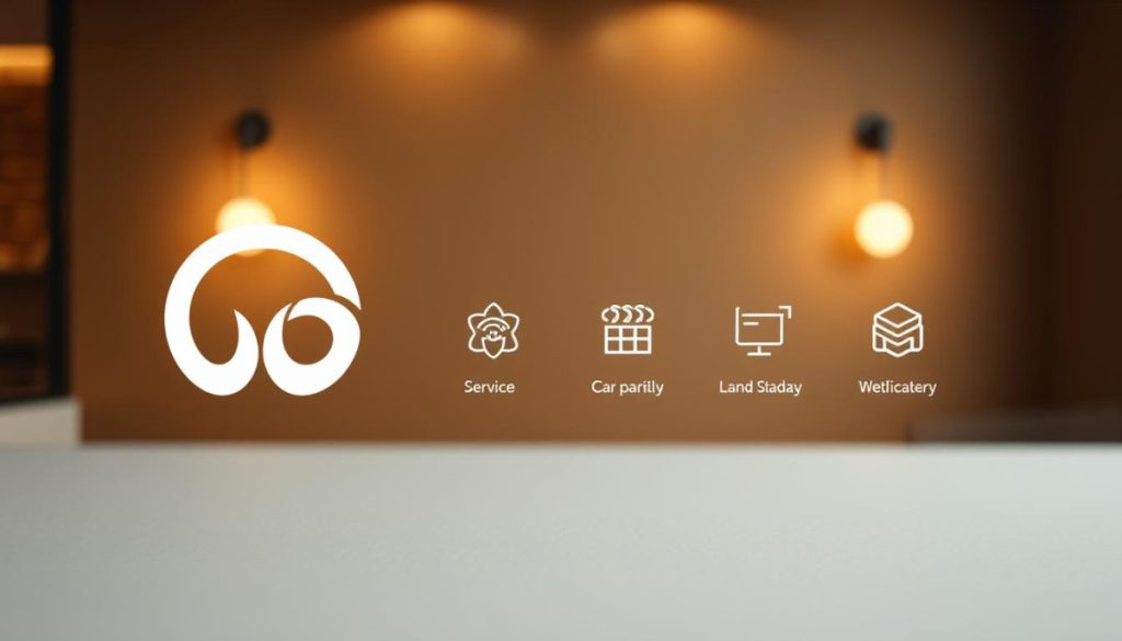 A High-Quality, Professional Branding Suite Of Cohesive Visual Identity Elements. The Foreground Showcases A Minimalist Monogram Or Logo, With Smooth Shapes And Clean Lines. The Middle Ground Features A Set Of Meticulously Designed Iconography, Each Reflecting A Core Service Or Value. In The Background, A Subtle Pattern Or Texture Evokes A Sense Of Premium Quality And Attention To Detail. Warm, Directional Lighting And A Crisp, High-Resolution Lens Create A Sense Of Depth And Sophistication. The Overall Mood Is One Of Modern, Elegant Simplicity - A Visual Identity That Feels Timeless, Versatile, And Perfectly Aligned With The Brand'S Positioning.