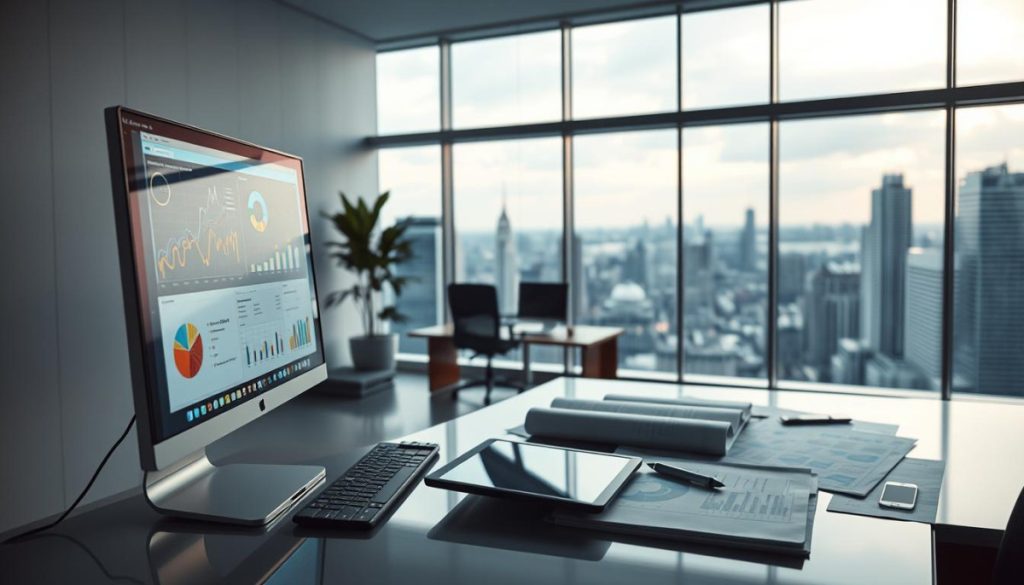 A Highly Detailed And Intricate Data Analytics Process Unfolding In A Modern, Minimalist Workspace. In The Foreground, A Sleek Desktop Computer Displays Vibrant Visualizations And Analytical Dashboards, Bathed In Soft, Directional Lighting. The Middle Ground Features An Ergonomic Workstation With A Tablet, Stylus, And Analytic Reports Spread Out, While The Background Showcases A Large, Panoramic Window Overlooking A Bustling City Skyline. The Scene Conveys A Sense Of Focused Productivity, Technological Sophistication, And Data-Driven Decision Making, Perfectly Suited To Illustrate The Application Of Ai-Powered Customer Churn Prediction Techniques. A Highly Detailed And Intricate Data Analytics Process Unfolding In A Modern, Minimalist Workspace. In The Foreground, A Sleek Desktop Computer Displays Vibrant Visualizations And Analytical Dashboards, Bathed In Soft, Directional Lighting. The Middle Ground Features An Ergonomic Workstation With A Tablet, Stylus, And Analytic Reports Spread Out, While The Background Showcases A Large, Panoramic Window Overlooking A Bustling City Skyline. The Scene Conveys A Sense Of Focused Productivity, Technological Sophistication, And Data-Driven Decision Making, Perfectly Suited To Illustrate The Application Of Ai-Powered Customer Churn Prediction Techniques.