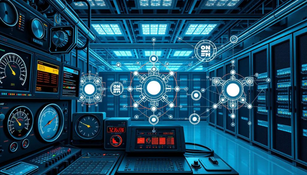 A Highly Detailed, Industrial-Style Digital Illustration Showcasing Various Performance Tuning Strategies For A Vector Database System. The Foreground Depicts An Array Of Technical Instruments, Gauges, And Control Panels, Their Readouts And Displays Visualizing Key Performance Metrics. In The Middle Ground, Intricate Data Visualizations And Algorithms Flow Between Interconnected Nodes, Representing The Optimization Processes At Work. The Background Features A Sleek, High-Tech Server Room Environment, With Racks Of Computing Hardware, Cooling Systems, And A Serene, Blue-Hued Lighting Scheme That Enhances The Sense Of Precision And Control. The Overall Mood Is One Of Scientific Rigor, Technological Mastery, And A Relentless Pursuit Of System Efficiency And Accuracy. A Highly Detailed, Industrial-Style Digital Illustration Showcasing Various Performance Tuning Strategies For A Vector Database System. The Foreground Depicts An Array Of Technical Instruments, Gauges, And Control Panels, Their Readouts And Displays Visualizing Key Performance Metrics. In The Middle Ground, Intricate Data Visualizations And Algorithms Flow Between Interconnected Nodes, Representing The Optimization Processes At Work. The Background Features A Sleek, High-Tech Server Room Environment, With Racks Of Computing Hardware, Cooling Systems, And A Serene, Blue-Hued Lighting Scheme That Enhances The Sense Of Precision And Control. The Overall Mood Is One Of Scientific Rigor, Technological Mastery, And A Relentless Pursuit Of System Efficiency And Accuracy.