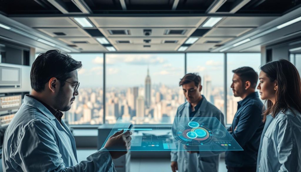 A Meticulously Crafted Scene Of An Ai Proof Of Concept Validation Process. In The Foreground, A Team Of Data Scientists And Engineers Intently Examining A Holographic Dashboard, Its Vibrant Visualizations Reflecting Off Their Focused Expressions. The Middle Ground Depicts A State-Of-The-Art Laboratory, Replete With Advanced Hardware And Futuristic Interfaces. In The Background, A Panoramic Window Offers A Glimpse Of A Bustling Cityscape, Symbolizing The Integration Of Cutting-Edge Technology Into The Real World. Soft, Directional Lighting Illuminates The Scene, Creating A Sense Of Professionalism And Technological Sophistication. The Overall Atmosphere Conveys The Gravity And Importance Of Validating An Ai Proof Of Concept, A Crucial Step In Unlocking The Full Potential Of This Transformative Technology. A Meticulously Crafted Scene Of An Ai Proof Of Concept Validation Process. In The Foreground, A Team Of Data Scientists And Engineers Intently Examining A Holographic Dashboard, Its Vibrant Visualizations Reflecting Off Their Focused Expressions. The Middle Ground Depicts A State-Of-The-Art Laboratory, Replete With Advanced Hardware And Futuristic Interfaces. In The Background, A Panoramic Window Offers A Glimpse Of A Bustling Cityscape, Symbolizing The Integration Of Cutting-Edge Technology Into The Real World. Soft, Directional Lighting Illuminates The Scene, Creating A Sense Of Professionalism And Technological Sophistication. The Overall Atmosphere Conveys The Gravity And Importance Of Validating An Ai Proof Of Concept, A Crucial Step In Unlocking The Full Potential Of This Transformative Technology.