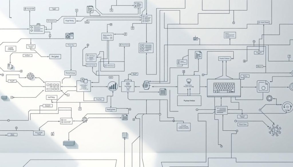A Meticulously Designed Technical Documentation Framework, Rendered In A Sleek And Minimalist Style. The Scene Depicts A Series Of Interconnected Components, Each With Its Own Unique Purpose And Function, Seamlessly Integrated To Create A Cohesive And Efficient System. The Lighting Is Soft And Diffused, Highlighting The Intricate Details And Emphasizing The Sense Of Order And Organization. The Camera Angle Is Slightly Elevated, Providing A Bird'S-Eye View That Allows The Viewer To Appreciate The Full Scope Of The Framework. The Overall Atmosphere Conveys A Sense Of Professionalism, Precision, And Attention To Detail, Perfectly Suited To Illustrate The Section On &Quot;Navigating Technical Documentation And Recordkeeping&Quot; In The Article On Eu Ai Act Compliance.