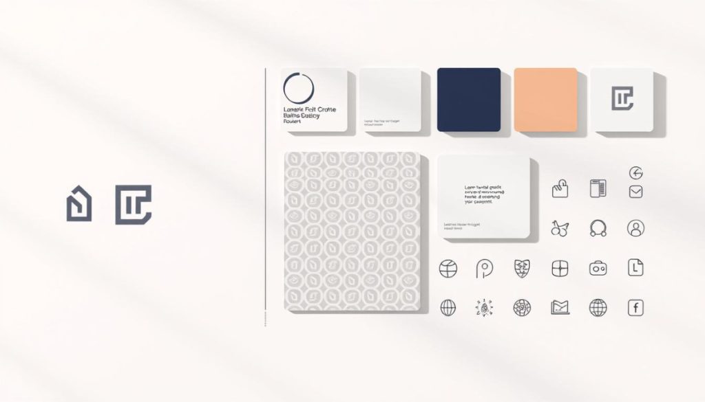 A Meticulously Designed Visual Identity Suite, Showcasing A Cohesive Collection Of Branding Elements. In The Foreground, A Minimalist Logo Mark With Clean Geometric Shapes And An Elegant Typographic Treatment. Alongside, A Versatile Color Palette Featuring Muted Tones And Subtle Gradients. In The Middle Ground, A Pattern Of Interlocking Shapes That Can Be Used As A Textural Background Or Design Accent. In The Background, A Series Of Icons And Pictograms, Each With A Distinctive Style That Reflects The Brand'S Personality. The Overall Scene Is Bathed In Soft, Directional Lighting, Creating A Sense Of Depth And Dimension. The Composition Conveys A Modern, Professional, And Adaptable Visual Identity, Ready To Be Seamlessly Implemented Across Various Digital And Print Platforms. A Meticulously Designed Visual Identity Suite, Showcasing A Cohesive Collection Of Branding Elements. In The Foreground, A Minimalist Logo Mark With Clean Geometric Shapes And An Elegant Typographic Treatment. Alongside, A Versatile Color Palette Featuring Muted Tones And Subtle Gradients. In The Middle Ground, A Pattern Of Interlocking Shapes That Can Be Used As A Textural Background Or Design Accent. In The Background, A Series Of Icons And Pictograms, Each With A Distinctive Style That Reflects The Brand'S Personality. The Overall Scene Is Bathed In Soft, Directional Lighting, Creating A Sense Of Depth And Dimension. The Composition Conveys A Modern, Professional, And Adaptable Visual Identity, Ready To Be Seamlessly Implemented Across Various Digital And Print Platforms.