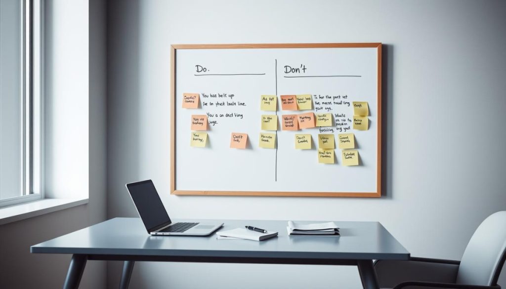 A Modern, Sleek Office Setting With A Minimalist Desk And A Large, Framed Bulletin Board On The Wall. The Desk Features A Laptop, A Pen, And A Stack Of Papers, All Neatly Arranged. The Bulletin Board Displays Various Sticky Notes With &Quot;Do&Quot; And &Quot;Don'T&Quot; Suggestions For Effective Pr Pitch Subject Lines, Written In A Clean, Sans-Serif Font. The Lighting Is Soft And Natural, Creating A Professional, Yet Inviting Atmosphere. The Camera Angle Is Slightly Elevated, Providing A Clear View Of The Desk And Bulletin Board. The Overall Composition Is Well-Balanced, With A Focus On The Details That Highlight The Best Practices For Crafting Compelling Pr Pitch Subject Lines.